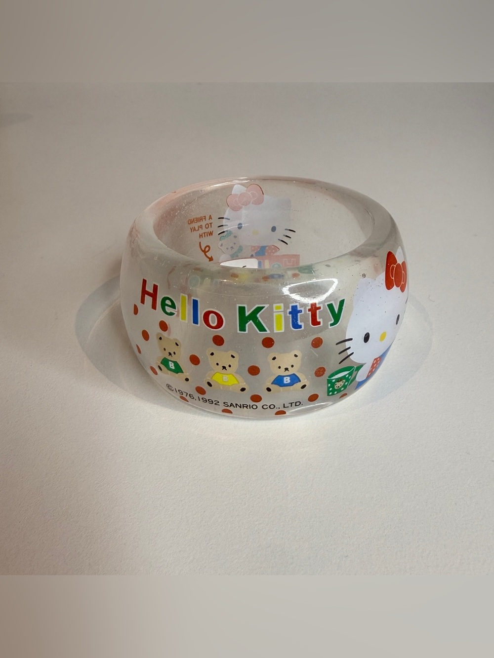 Hello Kitty resin bangle